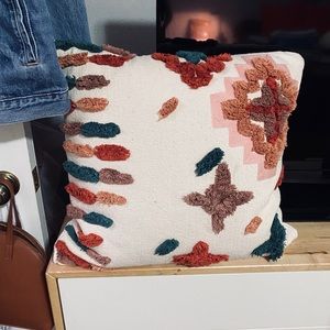 Multi colored pillow
